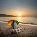 Rainbow Colour Umbrella