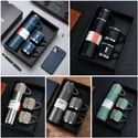 Vacuum Flask With 2 Cups Gift Set