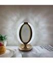 Oval Shape Crystal Lamp