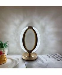 Oval Shape Crystal Lamp