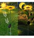 Solar Sunflower Light