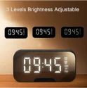 Alarm Clock Mirror Wireless Bluetooth Speakers