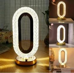 Crystal Oval Lamp