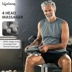 4 head massager